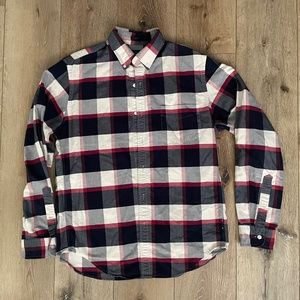 J. Crew Plaid LS Button-down Oxford